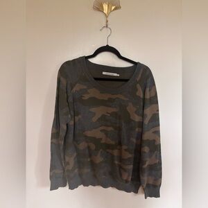 Stitches & Stripes camo knit sweater (size L)